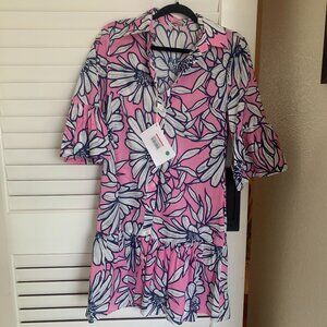 Lightweight Cotton Pink Floral Dress - NWT